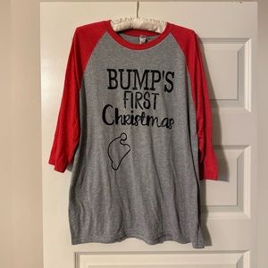 Bumps First Christmas Tee L